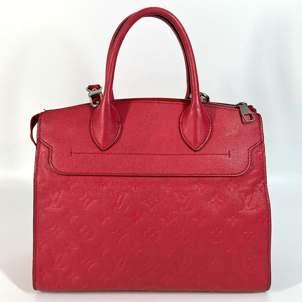 LOUIS VUITTON M42711 モノグラムアンプラント ポンヌフMM カバン 2WAYバッグ ショルダーバッグ 斜め掛け ハンドバッグ モノグラムアンプラントレザー レディース ブロッサム レッド系