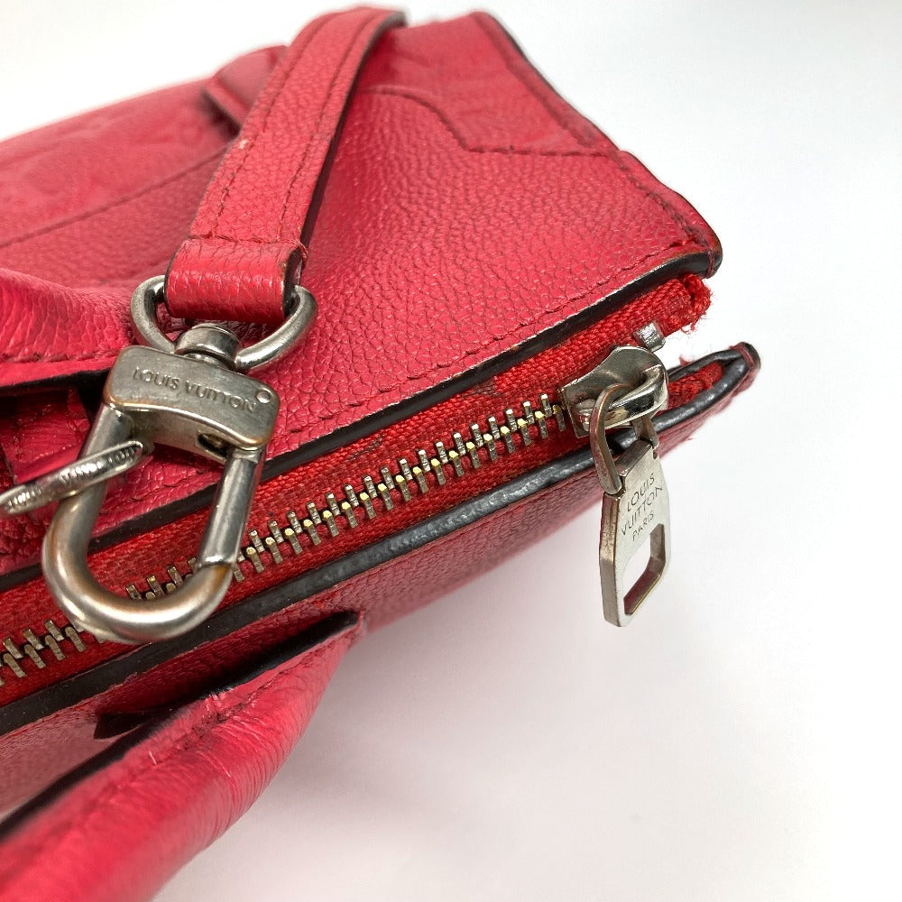 LOUIS VUITTON M42711 モノグラムアンプラント ポンヌフMM カバン 2WAYバッグ ショルダーバッグ 斜め掛け ハンドバッグ モノグラムアンプラントレザー レディース ブロッサム レッド系