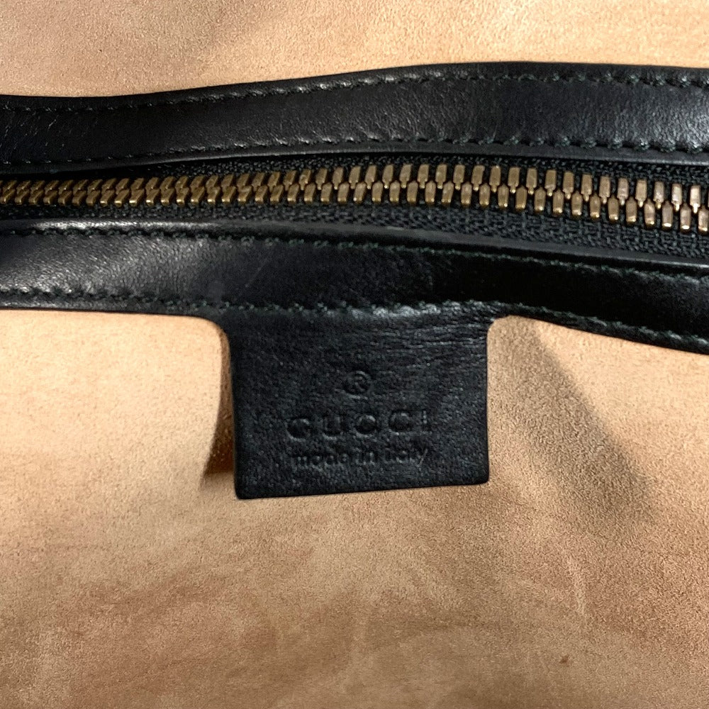 GUCCI 450999 ビジネスバッグ ロゴ カバン 旅行バッグ トラベルバッグ ショルダーバッグ ボストンバッグ レザー ユニセックス ブラック