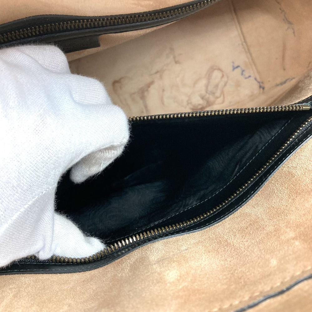 GUCCI 450999 ビジネスバッグ ロゴ カバン 旅行バッグ トラベルバッグ ショルダーバッグ ボストンバッグ レザー ユニセックス ブラック