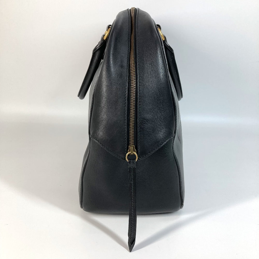 GUCCI 450999 ビジネスバッグ ロゴ カバン 旅行バッグ トラベルバッグ ショルダーバッグ ボストンバッグ レザー ユニセックス ブラック