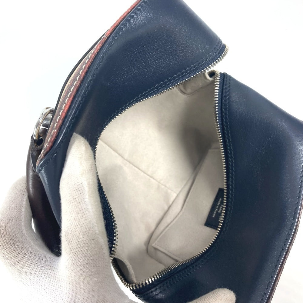 LOUIS VUITTON M52350 トロンプ ルイユ チェーンバッグ 2WAYバッグ ショルダーバッグ 肩掛け カバン ハンドバッグ レザー レディース ネイビー