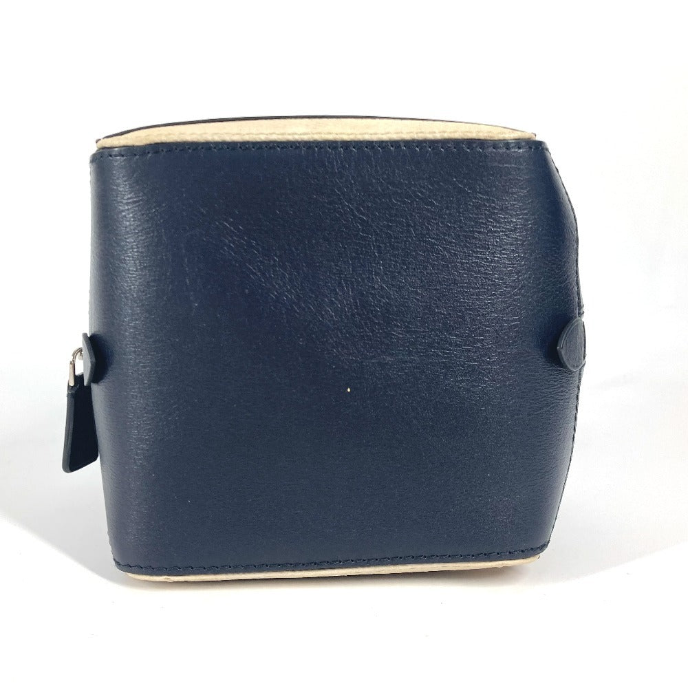 LOUIS VUITTON M52350 トロンプ ルイユ チェーンバッグ 2WAYバッグ ショルダーバッグ 肩掛け カバン ハンドバッグ レザー レディース ネイビー