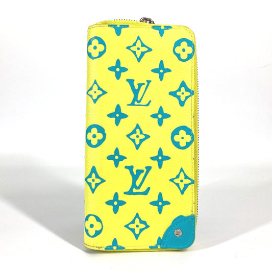 LOUIS VUITTON M82005 モノグラムプレイグラウンド ジッピー ウォレット ヴェルティカル ラウンドファスナー 長財布 モノグラムキャンバス ユニセックス イエロー