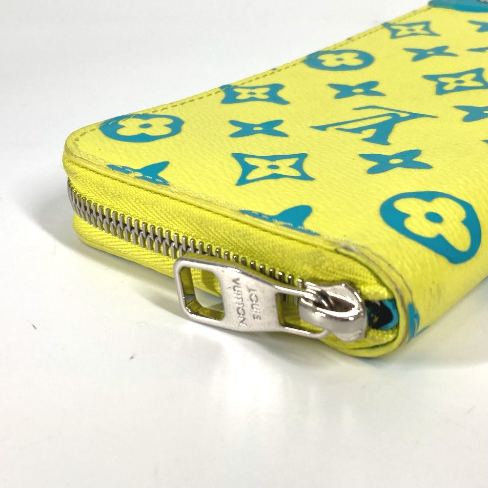 LOUIS VUITTON M82005 モノグラムプレイグラウンド ジッピー ウォレット ヴェルティカル ラウンドファスナー 長財布 モノグラムキャンバス ユニセックス イエロー