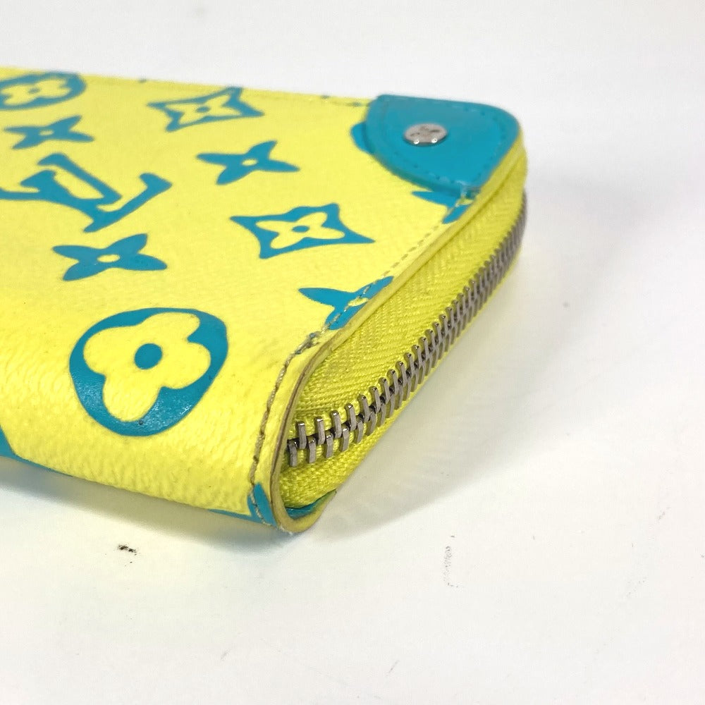 LOUIS VUITTON M82005 モノグラムプレイグラウンド ジッピー ウォレット ヴェルティカル ラウンドファスナー 長財布 モノグラムキャンバス ユニセックス イエロー