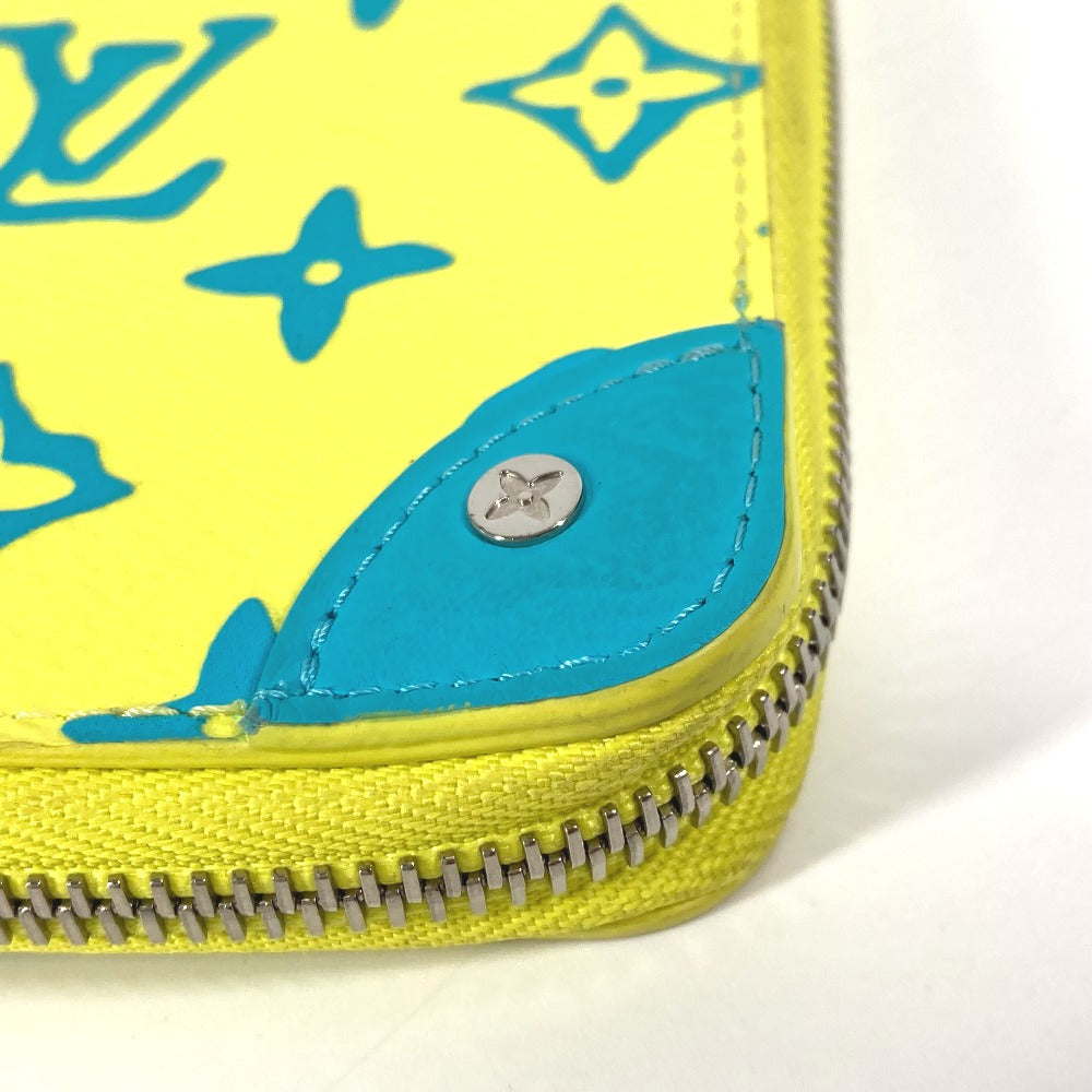 LOUIS VUITTON M82005 モノグラムプレイグラウンド ジッピー ウォレット ヴェルティカル ラウンドファスナー 長財布 モノグラムキャンバス ユニセックス イエロー