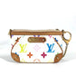 LOUIS VUITTON M60098 モノグラムマルチカラー ポシェットミラPM チェーンバッグ ポーチ 2WAYバッグ カバン ハンドバッグ モノグラムマルチカラーキャンバス レディース ブロン ホワイト
