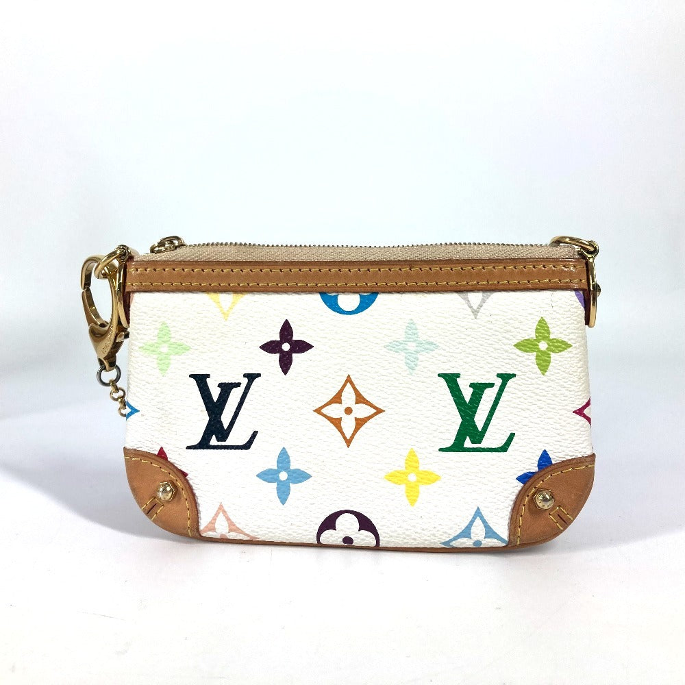 LOUIS VUITTON M60098 モノグラムマルチカラー ポシェットミラPM チェーンバッグ ポーチ 2WAYバッグ カバン ハンドバッグ モノグラムマルチカラーキャンバス レディース ブロン ホワイト