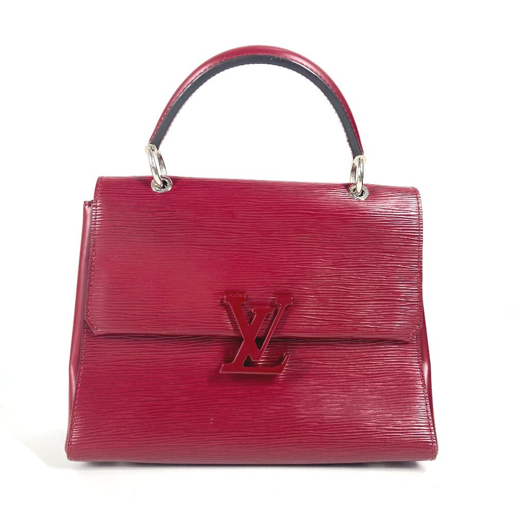 LOUIS VUITTON エピ グルネルPM フラップ カバン トートバッグ ハンドバッグ エピレザー レディース ワインレッド