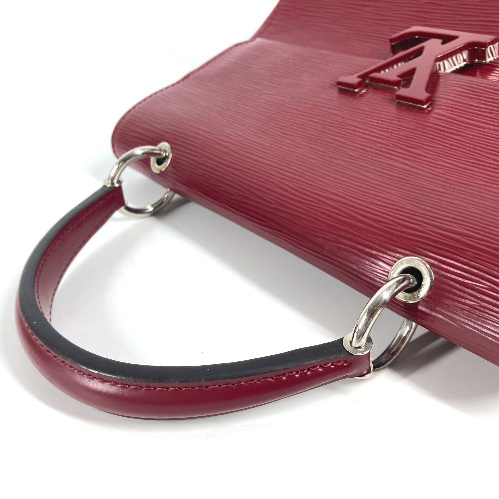 LOUIS VUITTON エピ グルネルPM フラップ カバン トートバッグ ハンドバッグ エピレザー レディース ワインレッド
