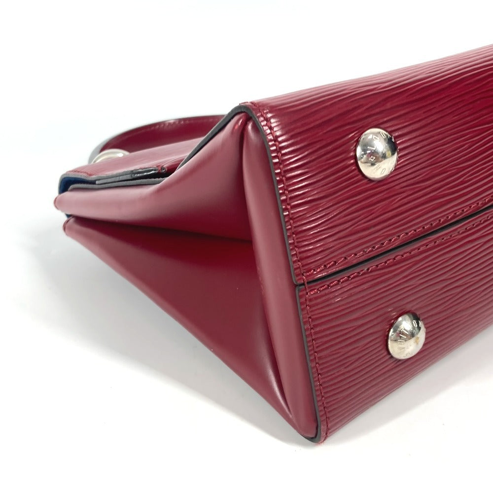 LOUIS VUITTON エピ グルネルPM フラップ カバン トートバッグ ハンドバッグ エピレザー レディース ワインレッド