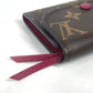 LOUIS VUITTON Ｍ41939 モノグラム ポルトモネ・ロザリ コンパクトウォレット 2つ折り財布 モノグラムキャンバス ユニセックス フューシャ ピンク