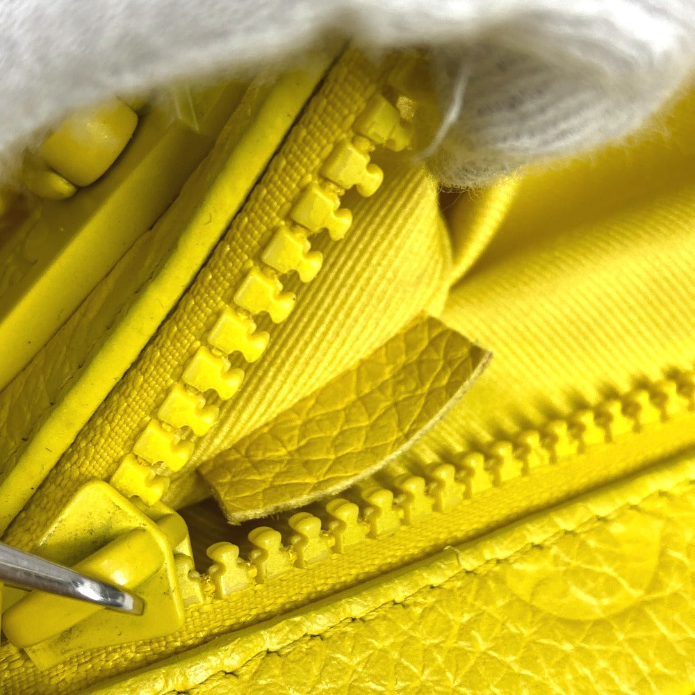 LOUIS VUITTON M53554 Monogram Empreinte Pochette Volga Second Bag, Chain Clutch Bag, Taurillon Leather, Unisex, Yellow
