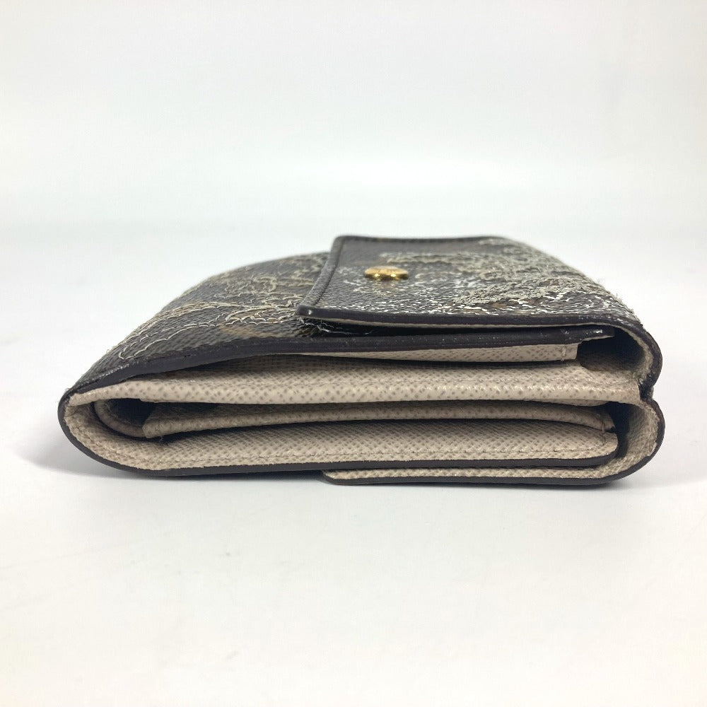 LOUIS VUITTON M95396 モノグラムダンティエル ポルトフォイユ エリーズ コンパクトウォレット 3つ折り財布 モノグラムキャンバス ユニセックス ブラウン
