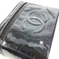 CHANEL Vintage CC Coco Mark Vanity Bag, 2-Way Shoulder Bag, Handbag, Patent Leather, Women's, Black