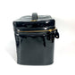 CHANEL ヴィンテージ CC ココマーク バニティバッグ 2WAYバッグ ショルダーバッグ カバン 肩掛け ハンドバッグ パテントレザー レディース ブラック