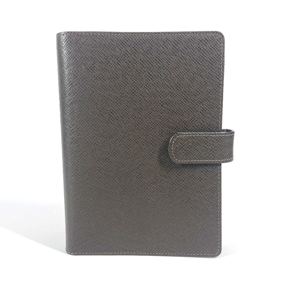 LOUIS VUITTON R20432 タイガ アジェンダMM ステーショナリー システム手帳 ケース 手帳カバー タイガレザー ユニセックス グリズリ ブラウン