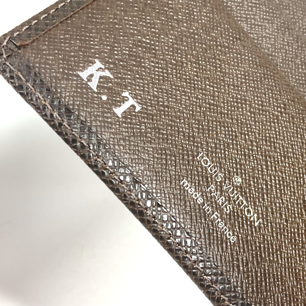 LOUIS VUITTON R20432 タイガ アジェンダMM ステーショナリー システム手帳 ケース 手帳カバー タイガレザー ユニセックス グリズリ ブラウン