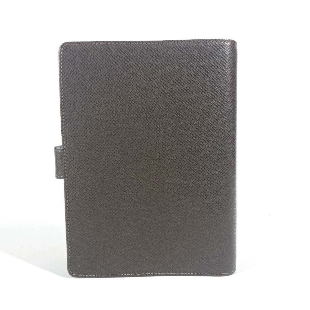 LOUIS VUITTON R20432 タイガ アジェンダMM ステーショナリー システム手帳 ケース 手帳カバー タイガレザー ユニセックス グリズリ ブラウン