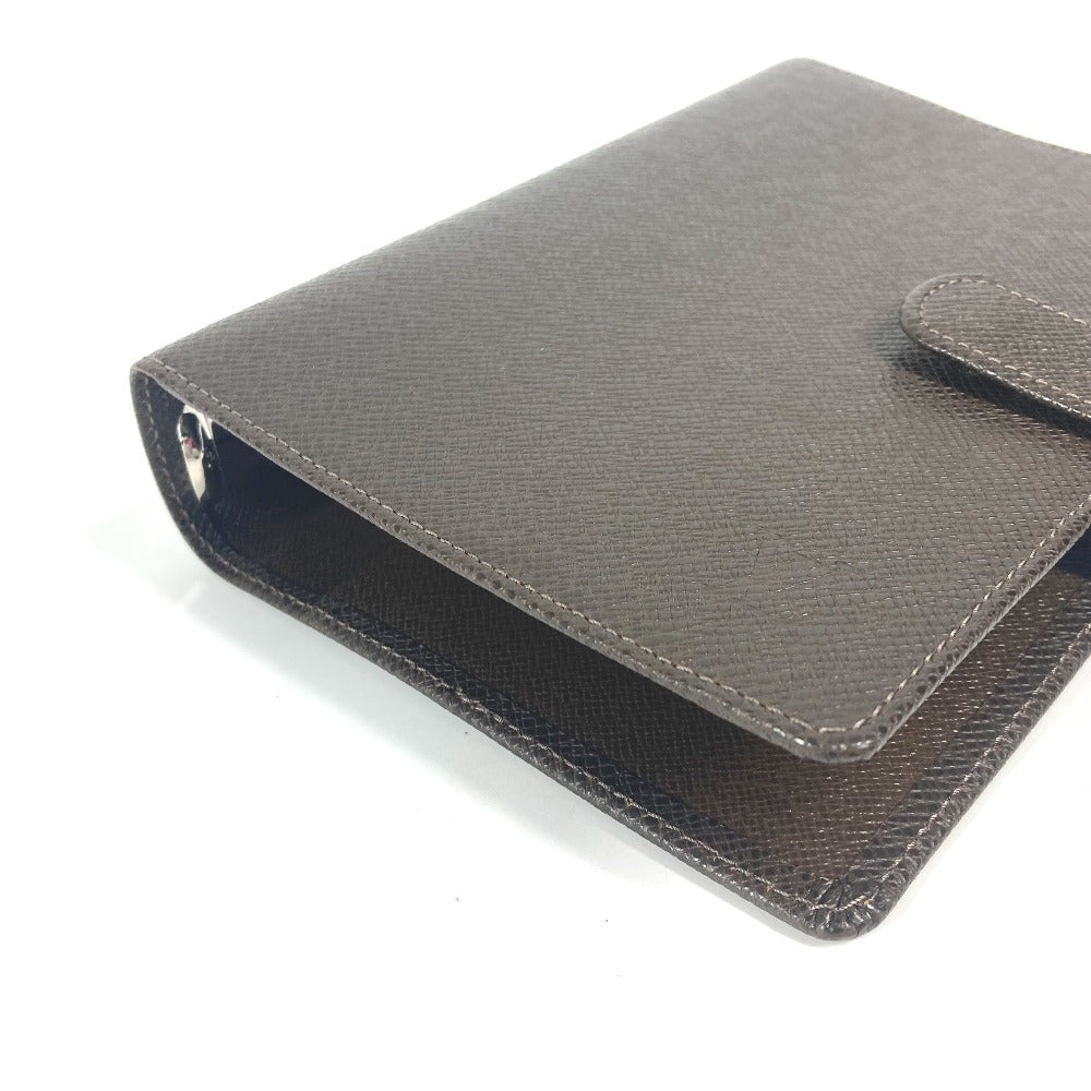 LOUIS VUITTON R20432 タイガ アジェンダMM ステーショナリー システム手帳 ケース 手帳カバー タイガレザー ユニセックス グリズリ ブラウン