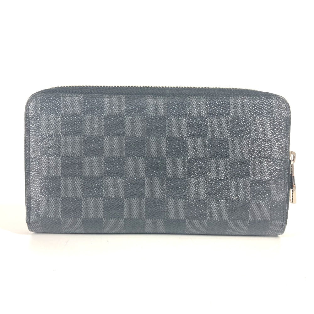 LOUIS VUITTON N63077 ダミエグラフィット ジッピー オーガナイザー ロングウォレット ラウンドファスナー 長財布 ダミエグラフィットキャンバス ユニセックス ブラック