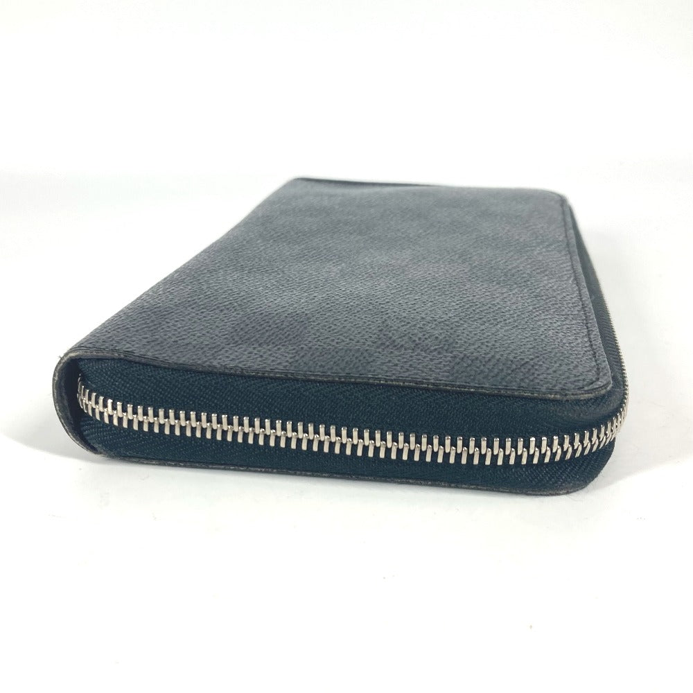 LOUIS VUITTON N63077 ダミエグラフィット ジッピー オーガナイザー ロングウォレット ラウンドファスナー 長財布 ダミエグラフィットキャンバス ユニセックス ブラック