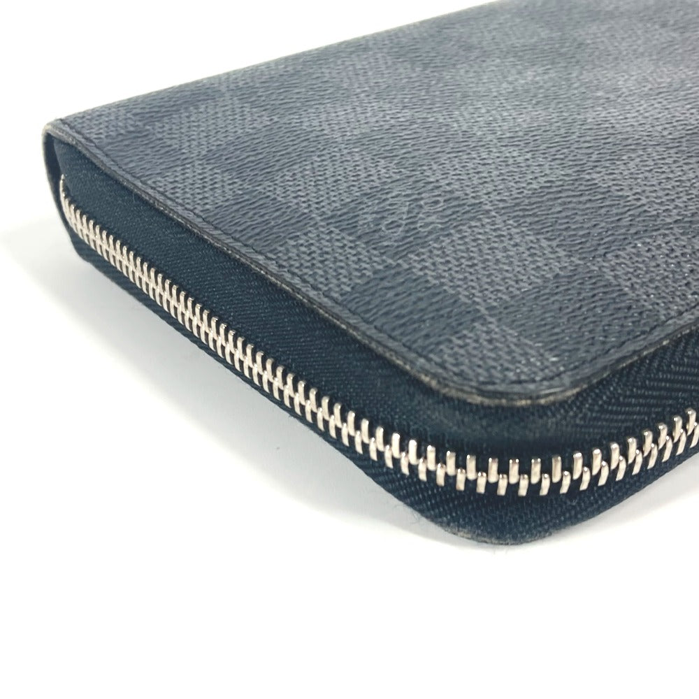 LOUIS VUITTON N63077 ダミエグラフィット ジッピー オーガナイザー ロングウォレット ラウンドファスナー 長財布 ダミエグラフィットキャンバス ユニセックス ブラック