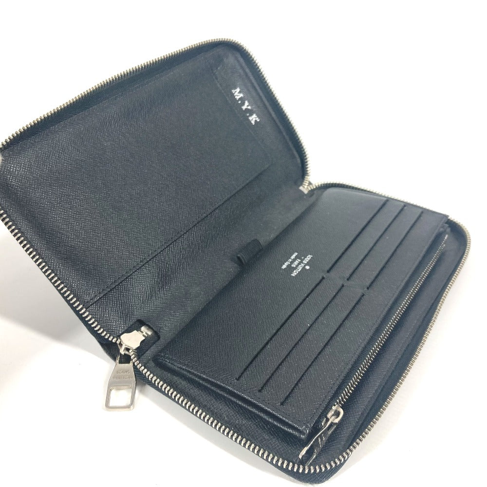 LOUIS VUITTON N63077 ダミエグラフィット ジッピー オーガナイザー ロングウォレット ラウンドファスナー 長財布 ダミエグラフィットキャンバス ユニセックス ブラック