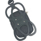 PRADA Triangle Logo Plated Smartphone Pouch iPhone Case with Neck Strap, Nylon, Unisex, Black