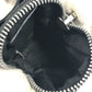 PRADA Triangle Logo Plated Smartphone Pouch iPhone Case with Neck Strap, Nylon, Unisex, Black
