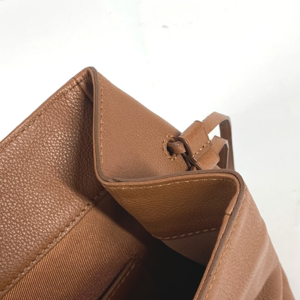 LOUIS VUITTON Lockme MM Tote Bag, Shoulder Flap Bag, Leather, Brown, Women's