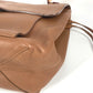 LOUIS VUITTON Lockme MM Tote Bag, Shoulder Flap Bag, Leather, Brown, Women's