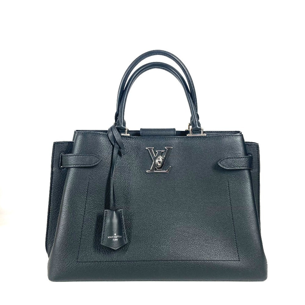 LOUIS VUITTON M53730 ロゴ ロックミーデー カバン トートバッグ　2WAYバッグ ショルダーバッグ 斜め掛け ハンドバッグ レザー レディース ブラック