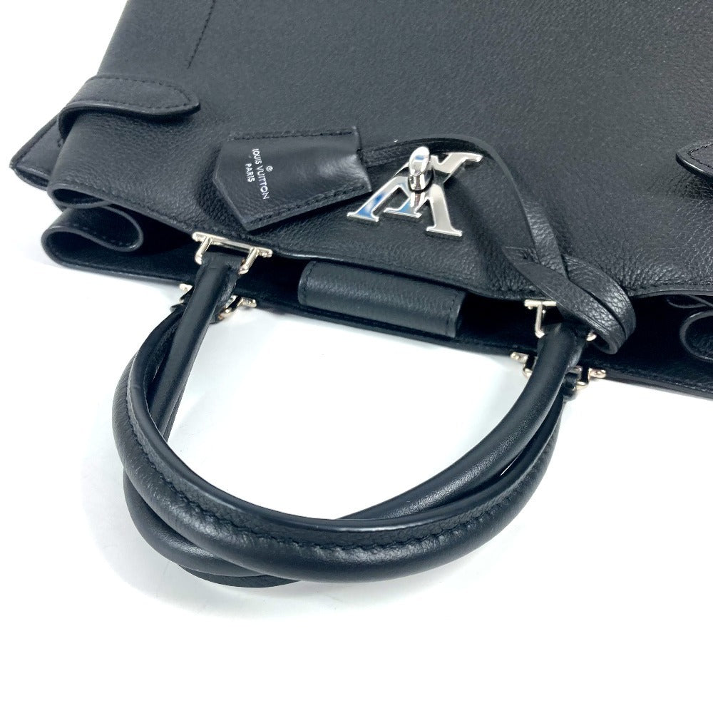 LOUIS VUITTON M53730 ロゴ ロックミーデー カバン トートバッグ　2WAYバッグ ショルダーバッグ 斜め掛け ハンドバッグ レザー レディース ブラック