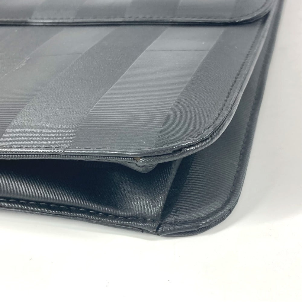 FENDI ヴィンテージ ペカン ロゴ トートバッグ ハンドバッグ ブリーフケース ビジネスバッグ PVC/レザー ユニセックス ブラック