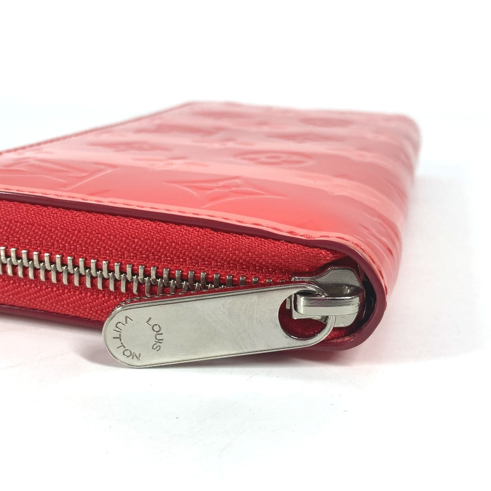 LOUIS VUITTON M58036 モノグラムヴェルニ レイユール ジッピーウォレット ロングウォレット ラウンドファスナー 長財布 モノグラムヴェルニ ユニセックス ポピーペタル ピンク