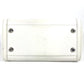 Dior D logo bag, top handle, mini Boston bag, horizontal bag, D buckle, handbag, leather, women's, white