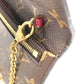 LOUIS VUITTON M62456 2018 Summer Trunk Pochette Weekend Clutch Bag, Shoulder Bag, Chain Wallet, Long Wallet, Monogram Canvas, Women's, Brown