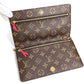 LOUIS VUITTON M62456 2018 Summer Trunk Pochette Weekend Clutch Bag, Shoulder Bag, Chain Wallet, Long Wallet, Monogram Canvas, Women's, Brown