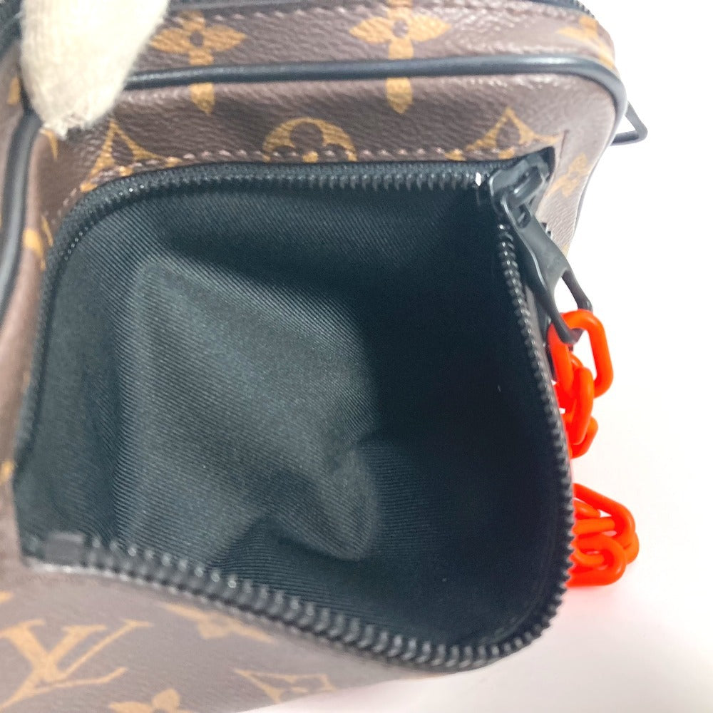 LOUIS VUITTON M44458 モノグラムソーラー ポシェット・ヴォルガ クラッチバッグ カバン ポーチ チェーン ストラップ付 セカンドバッグ モノグラムキャンバス ユニセックス ブラウン