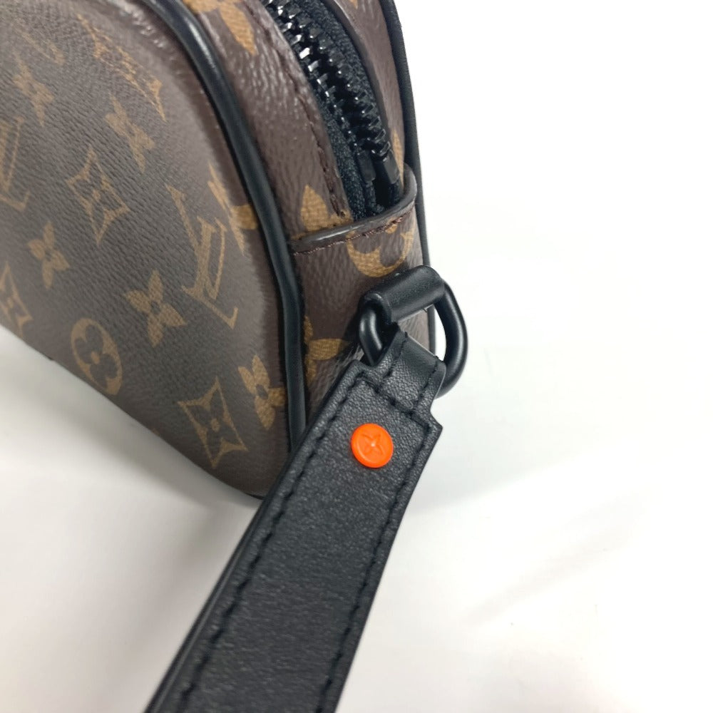 LOUIS VUITTON M44458 モノグラムソーラー ポシェット・ヴォルガ クラッチバッグ カバン ポーチ チェーン ストラップ付 セカンドバッグ モノグラムキャンバス ユニセックス ブラウン