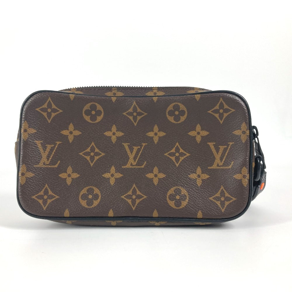 LOUIS VUITTON M44458 モノグラムソーラー ポシェット・ヴォルガ クラッチバッグ カバン ポーチ チェーン ストラップ付 セカンドバッグ モノグラムキャンバス ユニセックス ブラウン