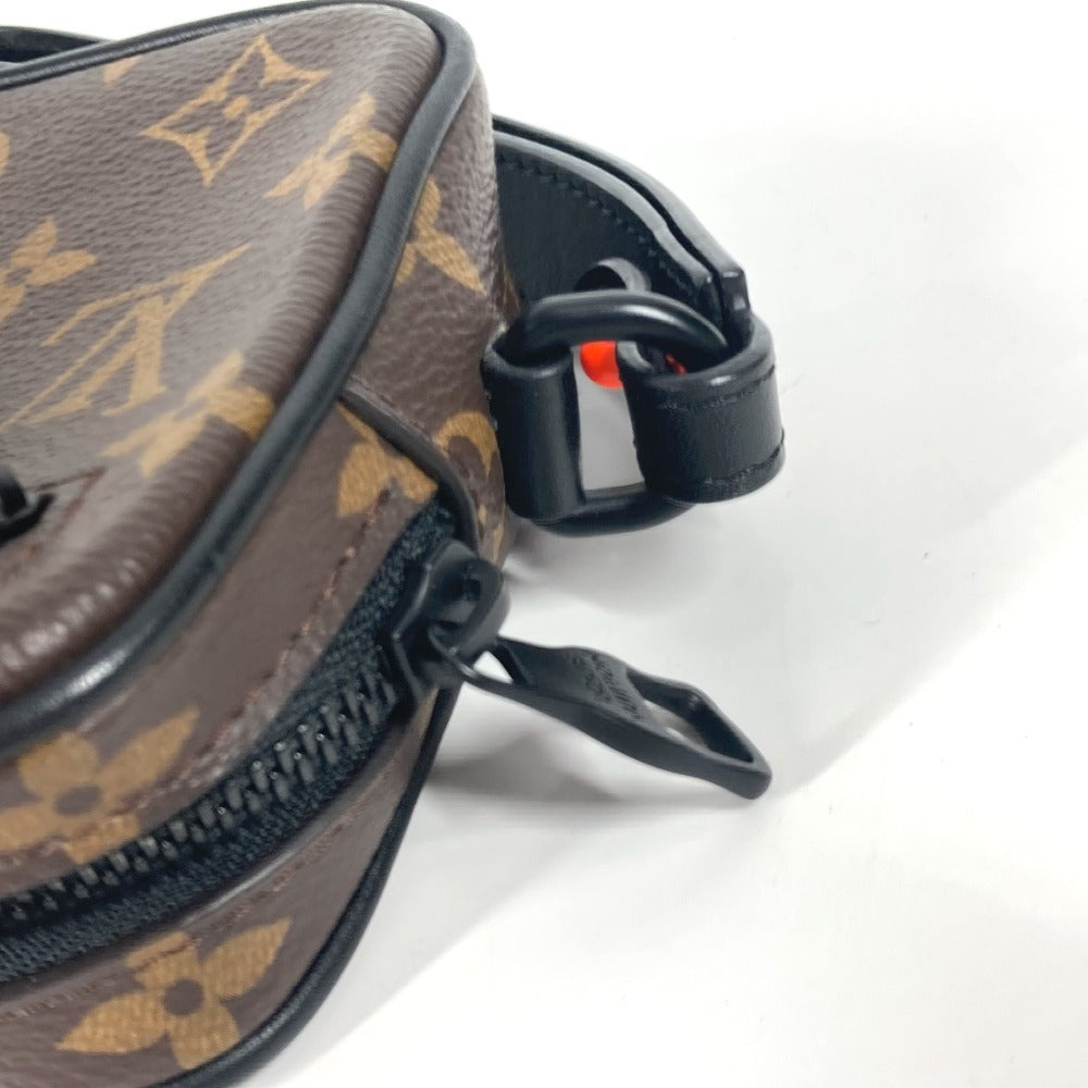 LOUIS VUITTON M44458 モノグラムソーラー ポシェット・ヴォルガ クラッチバッグ カバン ポーチ チェーン ストラップ付 セカンドバッグ モノグラムキャンバス ユニセックス ブラウン