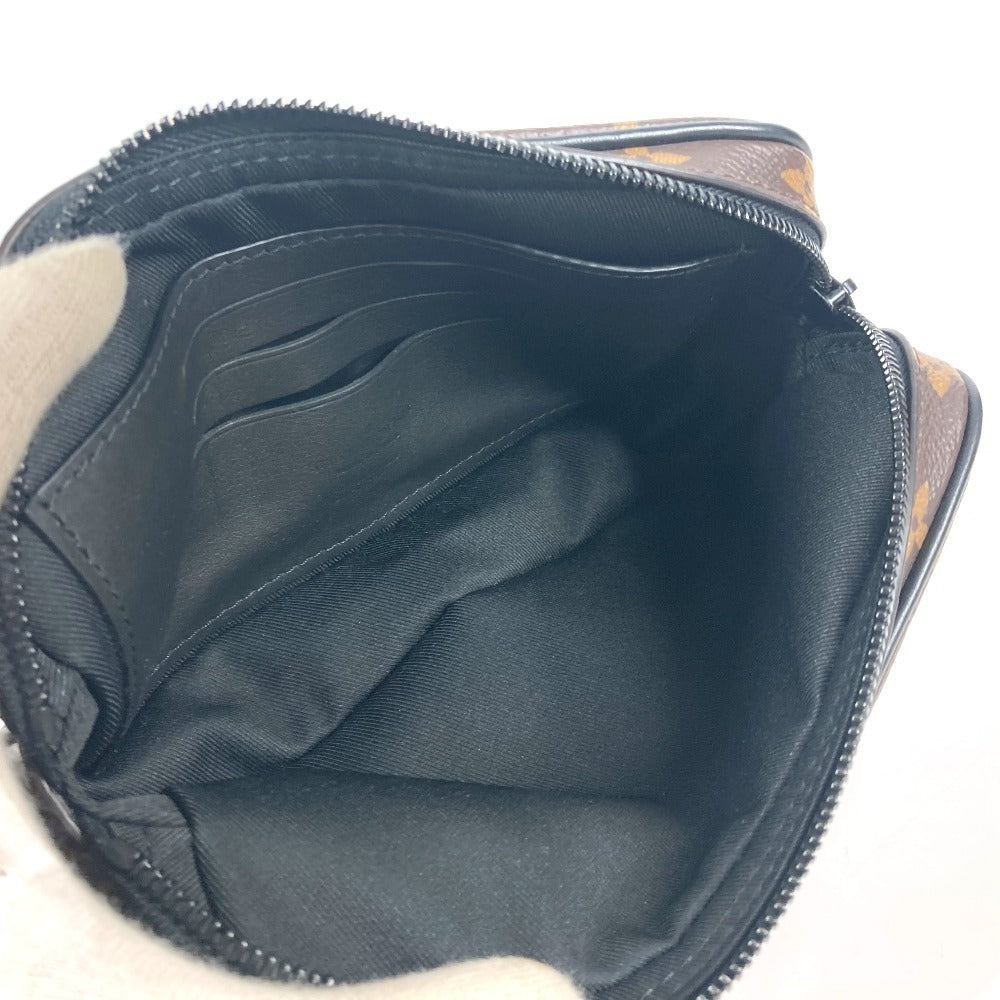 LOUIS VUITTON M44458 モノグラムソーラー ポシェット・ヴォルガ クラッチバッグ カバン ポーチ チェーン ストラップ付 セカンドバッグ モノグラムキャンバス ユニセックス ブラウン