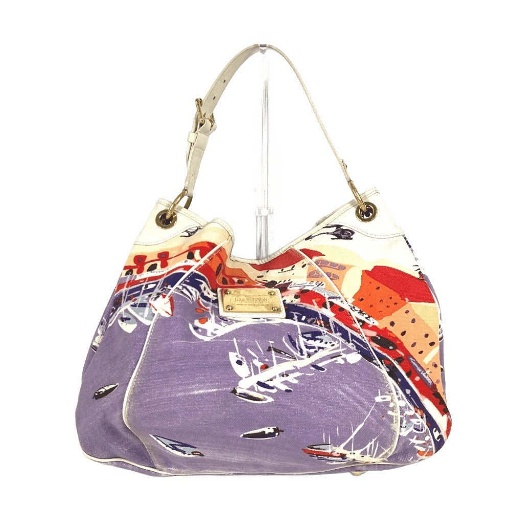 LOUIS VUITTON M95805 2009年クルーズ ガリエラ リヴィエラGM カバン 肩掛け ショルダーバッグ レザー/キャンバス ユニセックス マルチカラー