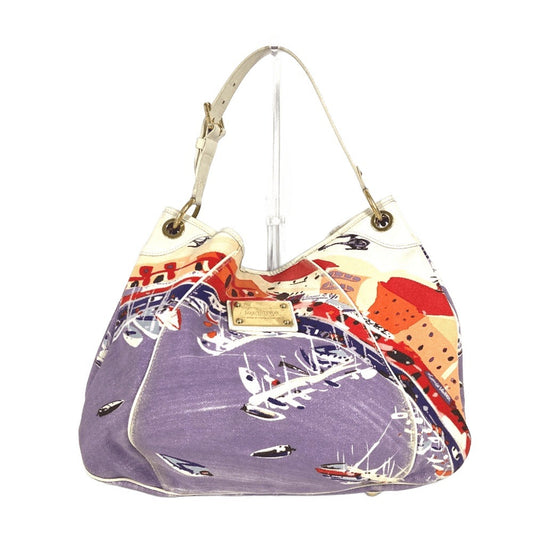 LOUIS VUITTON M95805 2009年クルーズ ガリエラ リヴィエラGM カバン 肩掛け ショルダーバッグ レザー/キャンバス ユニセックス マルチカラー