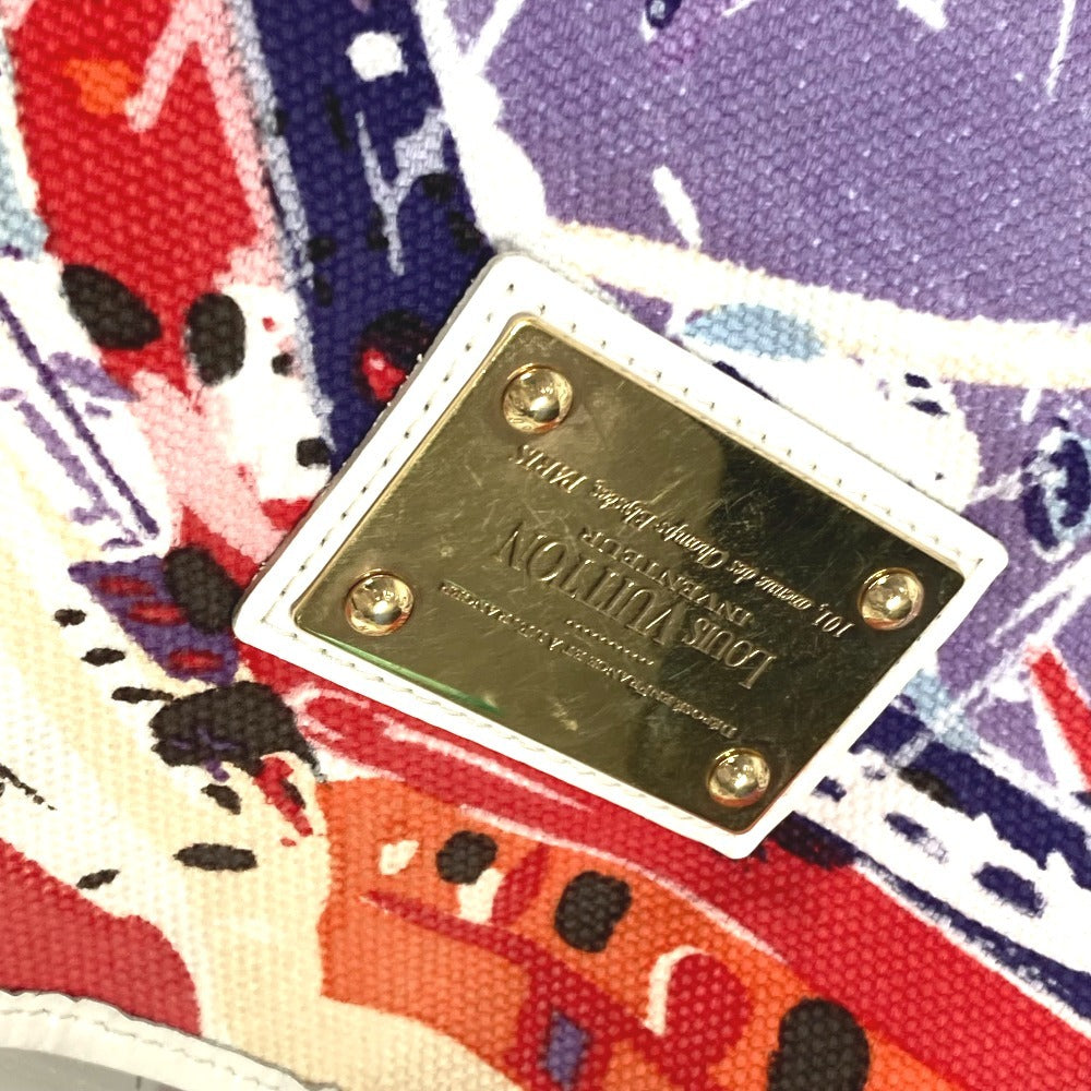 LOUIS VUITTON M95805 2009年クルーズ ガリエラ リヴィエラGM カバン 肩掛け ショルダーバッグ レザー/キャンバス ユニセックス マルチカラー
