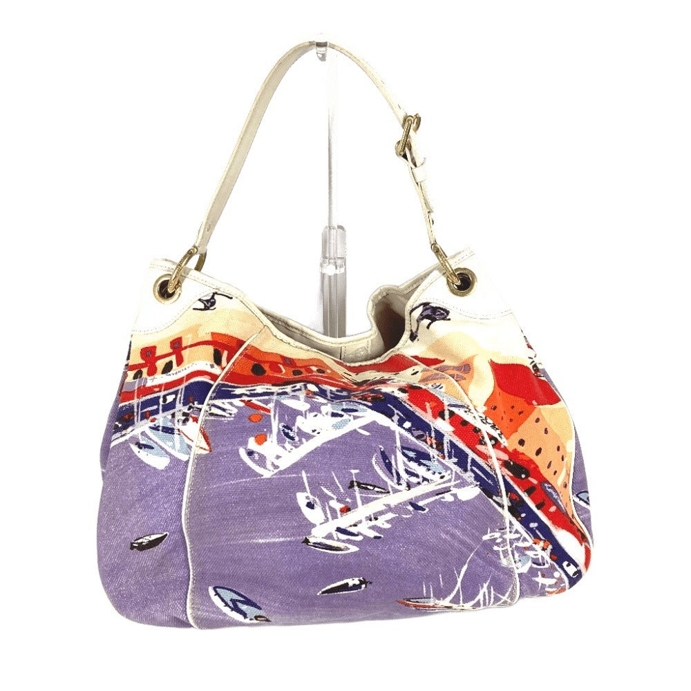 LOUIS VUITTON M95805 2009年クルーズ ガリエラ リヴィエラGM カバン 肩掛け ショルダーバッグ レザー/キャンバス ユニセックス マルチカラー