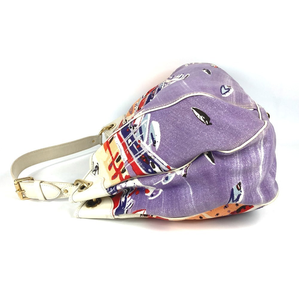 LOUIS VUITTON M95805 2009年クルーズ ガリエラ リヴィエラGM カバン 肩掛け ショルダーバッグ レザー/キャンバス ユニセックス マルチカラー